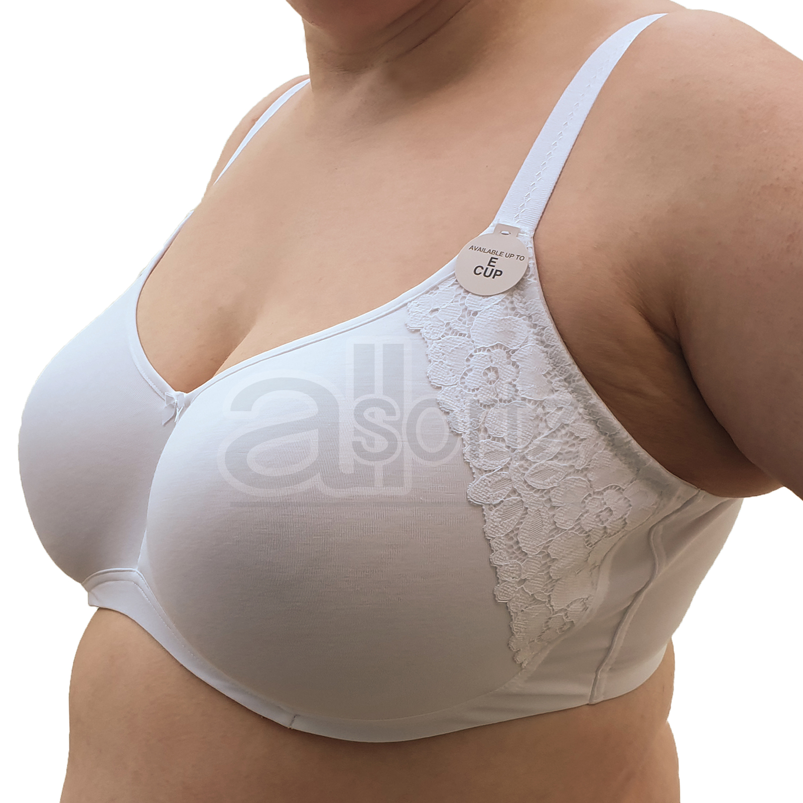 Ladies M S Cotton Rich Bra Smoothing Underwired Full Cup T-Shirt Comfort Uk  Size