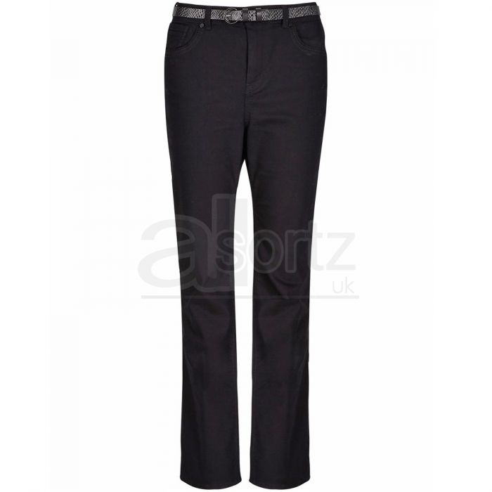 ladies black bootcut jeans